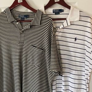 (2) Polo Ralph Lauren polo shirts